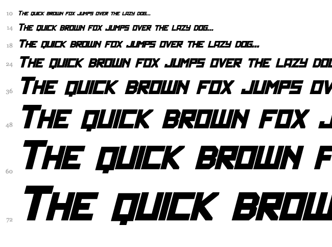 Politik font waterfall